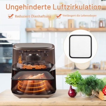Magnetický kryt proti stříkající vodě z nerezové oceli do horkovzdušné fritézy