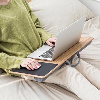 Ergomi polštář na klín, stolek na notebook do domácí kanceláře s polštářem, stolek na notebook k