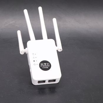 Colexy 1200Mbit/s dvojpásmový WiFi opakovač, 4 antény, internetový zosilňovač s dlhým dosahom,