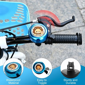 Detský mini zvonček na bicykel s hlučnosťou 120 dB