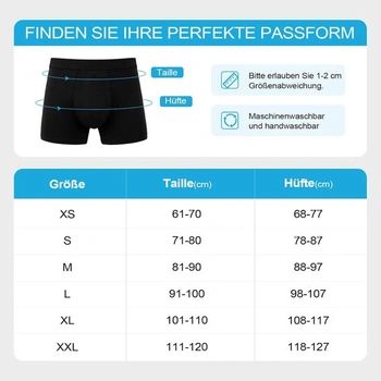 Pánské boxerky LOFIR pro inkontinenci: Pratelné bavlněné spodní prádlo pro muže - opakovaně