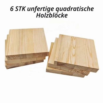 Dřevěné bloky pro tvoření Anktily ATSquareBo