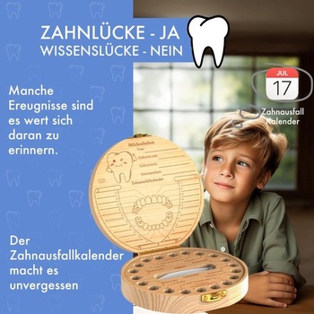 LumeeStar® Baby Teeth Tooth Box Friends – Personalizovaná krabička na mliečne zúbky s funkciou