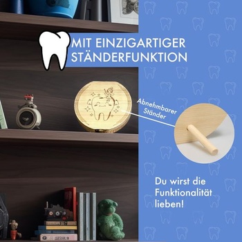 LumeeStar® Baby Teeth Tooth Box Friends – Personalizovaná krabička na mliečne zúbky s funkciou