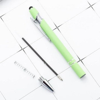 Náhradné náplne do guličkového pera MengRan 9,8 cm pre Click Pens, 10 kusov, čierny atrament Náhradné