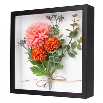 3D fotorámeček k vyplnění, 22 x 22 cm, hloubka 3 cm, černý