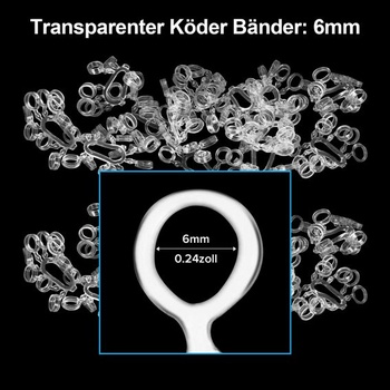 Realure 150 kusov peletových návnadových pásikov, 6mm mikro krúžky na návnady, príslušenstvo na kapry