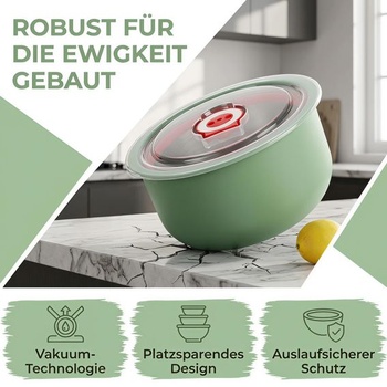 3 ks misiek do mikrovlnnej rúry s viečkami, plastové, 300/500/900ml