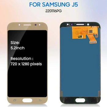 Náhradný TFT LCD displej pre Samsung J530F, kompatibilný s Galaxy J5 2017 LCD displej J5 PRO, J530