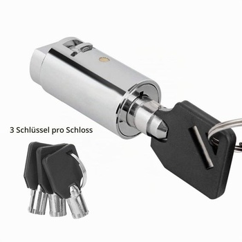Zámok pre predajné automaty, bezpečnostný zámok zo zliatiny zinku s jedným kľúčom pre predajné