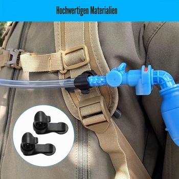 2 ks magnetických klipov na picie hadičky, držiak hadičiek na hydratačný močový mechúr do batohu