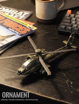SEBUNAS 1:72 AH-64 Apache vrtuľník hračka vojenská rýchlostavebná sada 11.AH-64