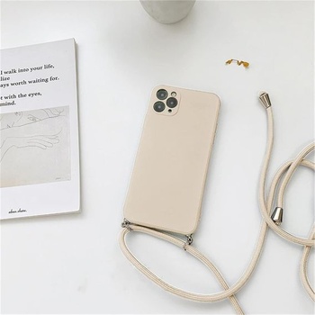 Pouzdro na telefon s náhrdelníkem pro iPhone 11, pouzdro s náhrdelníkem a šňůrkou, silikonové