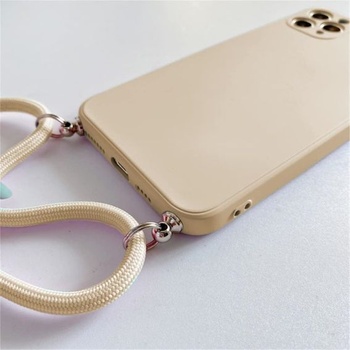 Pouzdro na telefon s náhrdelníkem pro iPhone 11, pouzdro s náhrdelníkem a šňůrkou, silikonové