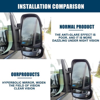 Výměna skla vnějšího zrcátka pro Renault Master 2010-2021, náhrada pro Opel Movano 2010-2023,