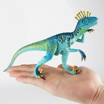 MAKFORT Figurka dinosaura Hračky Figurky Eoraptor Modrá, Pohyblivé paže Sběratelská hračka,