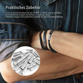 25 kožených koncoviek na výrobu šperkov
