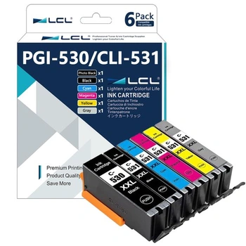 Inkoustové kazety LCL PGI-530 XXL CLI-531 XXL, náhradní…