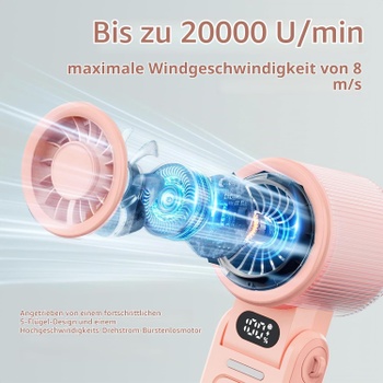 Ručný ventilátor duludulu USB 100 rýchlostí