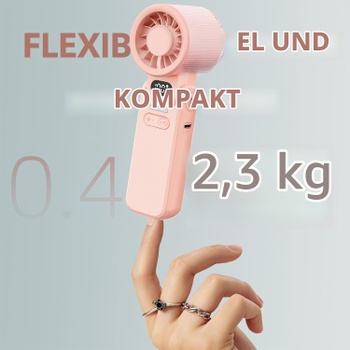 Ručný ventilátor duludulu USB 100 rýchlostí
