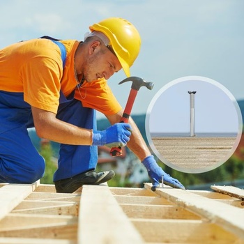 120 kusov klincov 20mm oceľové klince na betónové obrazy, malé nástenné klince na betónové steny,