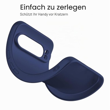 Puzdro X-level pre Google Pixel 9 Pro XL, tenké mäkké puzdro, tmavo modré