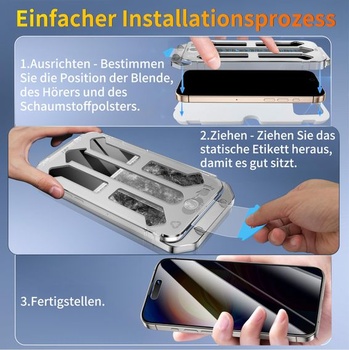 Tentoki 2dílné tvrzené sklo pro iPhone 15 Plus / 16 Plus