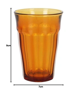 Sada 4 pohárov z tvrdeného skla Duralex, 36 cl, stohovateľné, robustné kuchynské poháre na vodu,