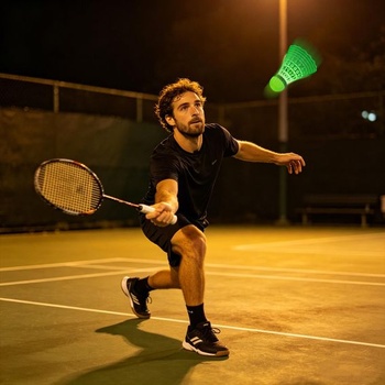Joycabin 6dielna sada LED badmintonových loptičiek, nylonové svietiace loptičky, vetruodolné badmintonové loptičky
