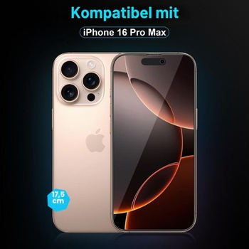 [2 ks] Matné tvrdené sklo na displej pre iPhone 16 Pro Max, ochrana proti odtlačkom prstov, matná