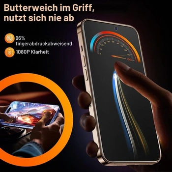 [2 ks] Matné tvrzené sklo na displej pro iPhone 16 Pro Max, ochrana proti otiskům prstů, matná