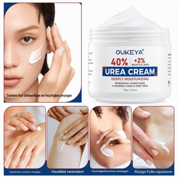 OUKEYA New Formula Urea Cream 40% plus kyselina salicylová 2%, hydratačný a regeneračný krém na