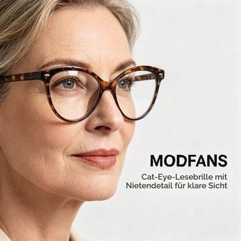 Dámské čtecí brýle MODFANS, styl kočičích očí, dobré brýle, vysoká kvalita, pohodlné, super pomůcka