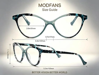 Dámské čtecí brýle MODFANS, styl kočičích očí, dobré brýle, vysoká kvalita, pohodlné, super pomůcka