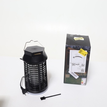 Lukasa elektrický hubič hmyzu, 4200V lampa proti komárom s LED svetlom, vodotesná pasca na muchy,
