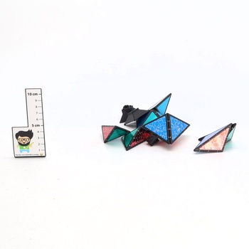 TOSY Magnetická pyramídová kocka - 1 kocka sa premení na 1 miliardu tvarov, 243 magnetov,