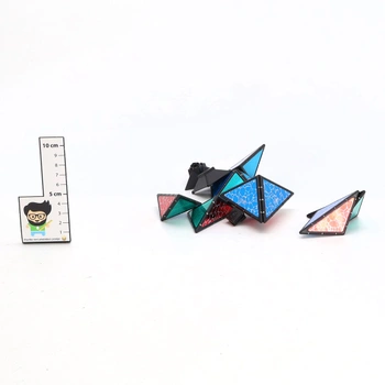 TOSY Magnetická pyramidová kostka - 1 kostka se promění v 1 miliardu tvarů, 243 magnetů,