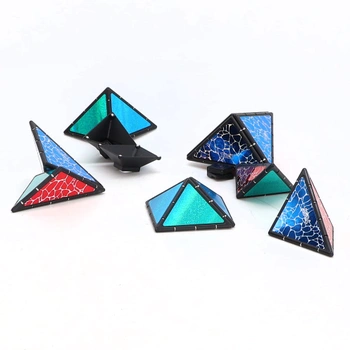 TOSY Magnetická pyramidová kostka - 1 kostka se promění v 1 miliardu tvarů, 243 magnetů,