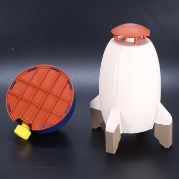 Venkovní vodní postřikovač Goolsky, raketový design, vodní start a rotace, venkovní tlakový