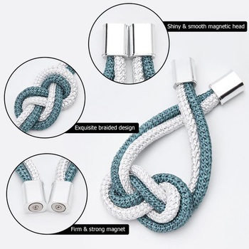 Pretty Jolly Mini magnetické pásky na záclony, jednoduché severské pásky na záclony, elegantné