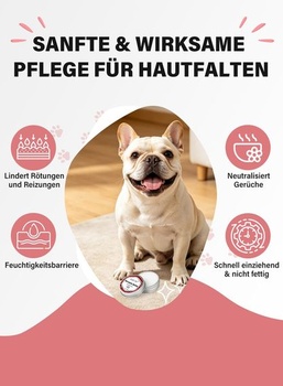 GJYC PET Bulldog Wrinkle Care, balzam na vrásky pre buldogov a mopsov, 30 g