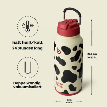 Láhev na pití BOTTLE BOTTLE B2C01011B1-cow-DE