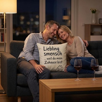 Darček k výročiu svadby, darčeky Milujem ťa - Obliečka na vankúš 45x45 pre obľúbenú osobu