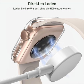 Pouzdro JETech s ochranou displeje pro Apple Watch Series 11/10 46mm, průhledné Apple Watch Series