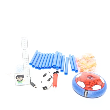 Philivivi Air Power Football Kids Toy Set, 2 v 1 dobíjacia vznášajúca sa lopta s LED svetlami a penovými