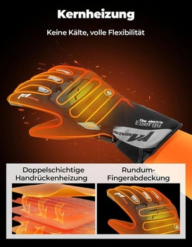 Vyhřívané motocyklové rukavice KEMIMOTO XL