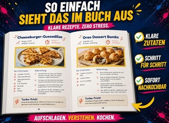 Kuchárka s 5 ingredienciami pre teenagerov z fritézy: Expresné. Chrumkavé. Žiadna kuchynská dráma.