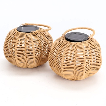 Solární lampa KagoLing závěsná venkovní 2 ks