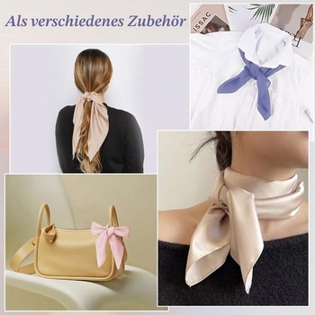 Šatka pre mužov a ženy, 70x70cm prémiový nákrčník/šatka na hlavu, antická modrá