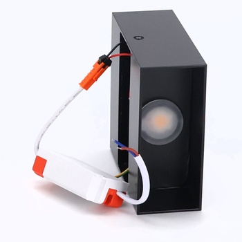 Nástěnná lampa Glighone 3000K černá 2ks
